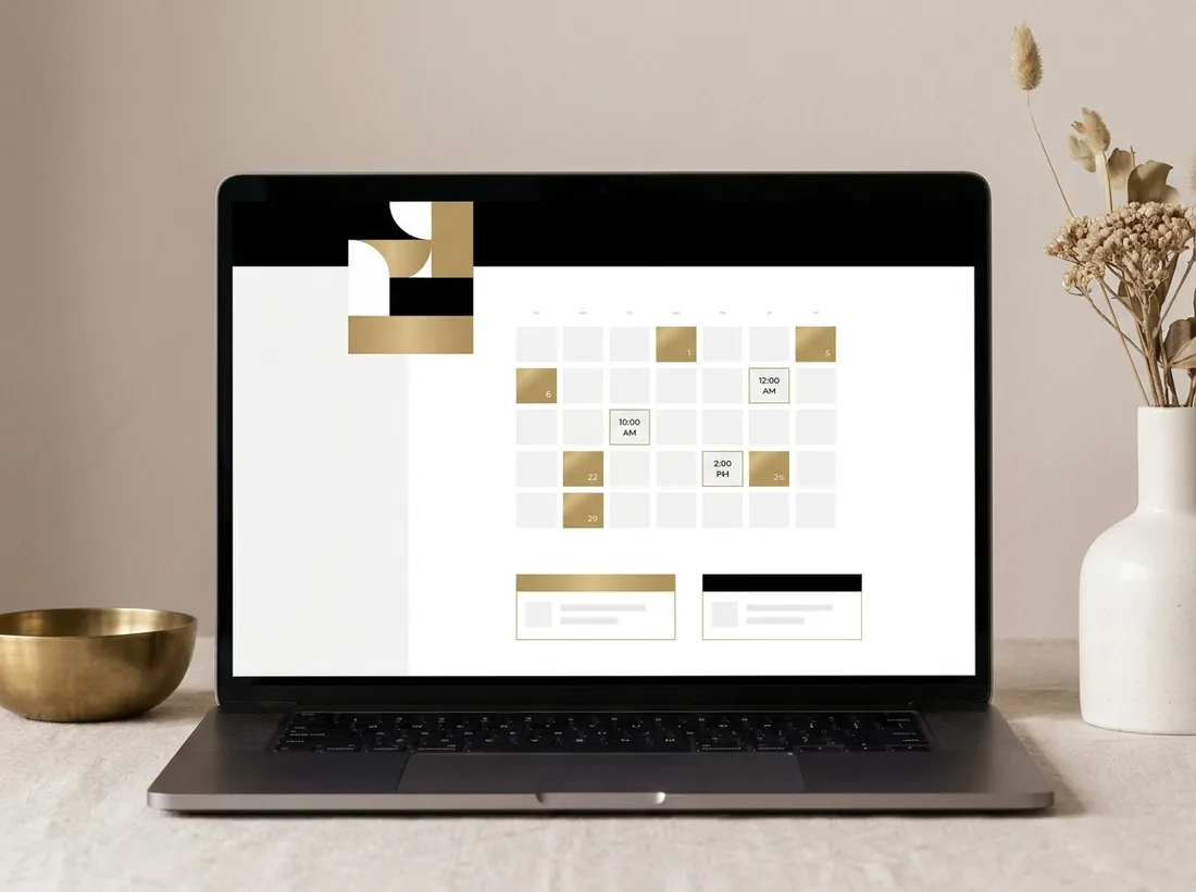 Online booking calendar preview