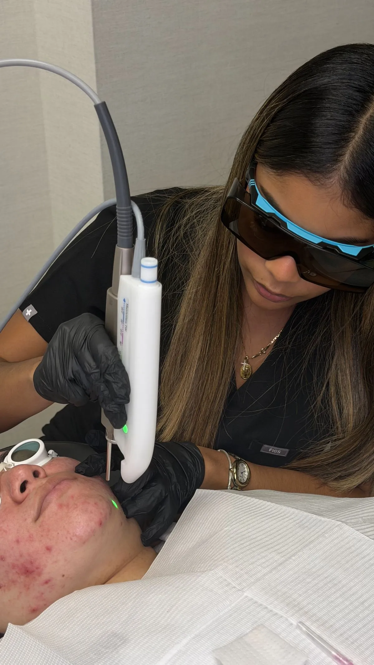 Laser treatment